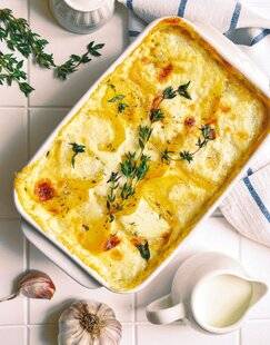 Marmiton 81 Gratin de pomme de terre à la crème ail parmesan