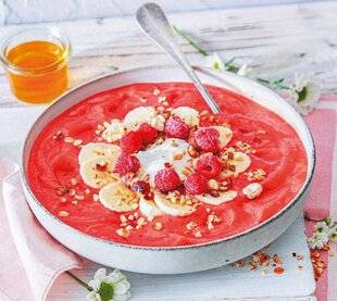 Marmiton 83 Soupe glacée de fruits rouges à la banane