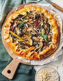 Marmiton 83 Tarte rustique aux blettes et aux artichauts