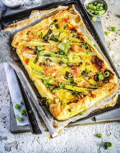 Marmiton 83 Tarte cébette saumon fumé