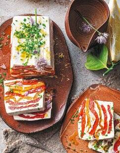 Marmiton 83 Terrine de robiola aux poivrons