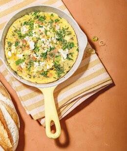 Marmiton 84 L'omelette aux herbes fraîches et fromage