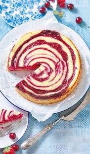 Marmiton 84 Cheese-cake cassis framboise