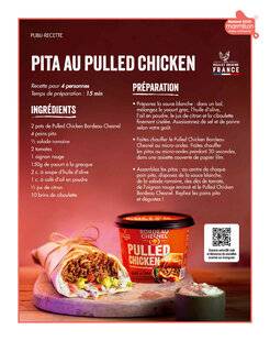 Marmiton 85 PITA AU PULLED CHICKEN
