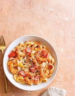 Marmiton 85 Tagliatelles aux gambas flambées
