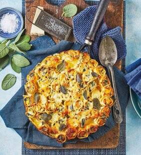 Marmiton 85 Roulés de courge à la sauge et à la fontina