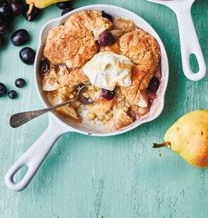 Marmiton 85 Cobbler poire raisin