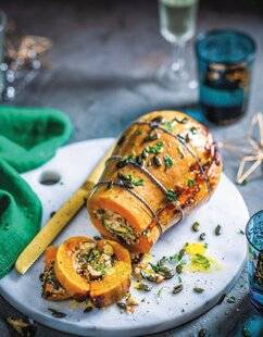 Marmiton 86 Butternut farci aux fruits secs