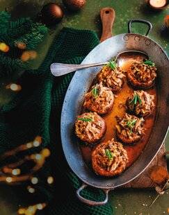 Marmiton 86 Champignons farcis aux restes de volaille