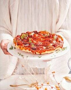 Marmiton 86 Tatin d'oignons grelot à la fourme d'Ambert