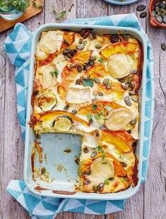 Marmiton 87 Frittata au fromage de chèvre et potimarron