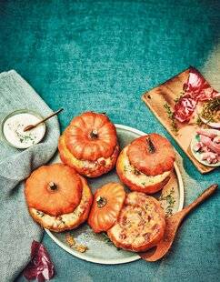 Marmiton 87 Minicitrouille gratinée à la raclette