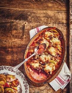 Marmiton 87 Tian d'hiver au crottin de Chavignol