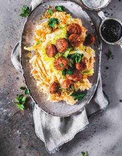 Marmiton 87 Colcannon au chorizo grillé