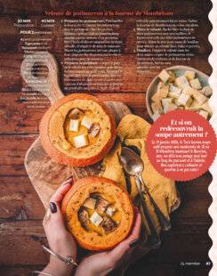 Marmiton 87 Velouté de potimarron à la fourme de Montbrison