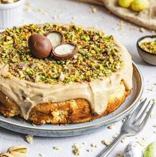 Marmiton 88 Gâteau au fromage blanc et à la crème pistache