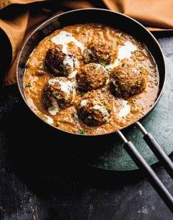 Marmiton 88 Boulettes d'agneau aux lentilles sauce satay