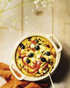 Marmiton 89 Clafoutis aux légumes du soleil et à la feta