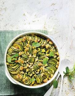 Marmiton 89 Tian de courgette ricotta parmesan