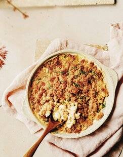 Marmiton 89 Crumble de cabillaud et moules