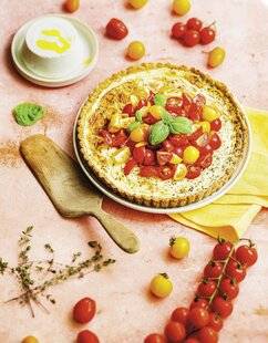 Marmiton 89 Quiche aux tomates cerise