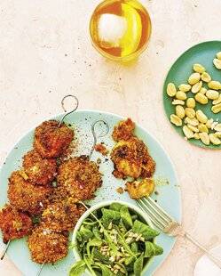 Marmiton 89 Brochettes de poulet aux épices suya