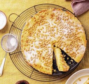 Marmiton 89 Tarte citron vanillée aux pignons