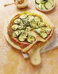 Marmiton 90 Tarte fine courgette, chèvre et miel