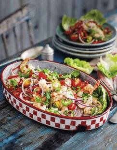 Marmiton 90 Salade de crevettes à l'asiatique