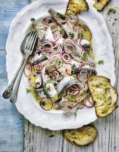 Marmiton 90 Sardines marinées au vinaigre