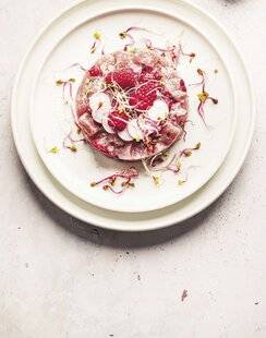 Marmiton 90 Tartare de thon à la framboise