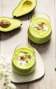 Marmiton 90 Gaspacho petits pois avocat