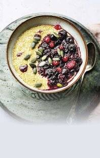 Marmiton 90 Quinoa au lait et compotée de fruits rouges