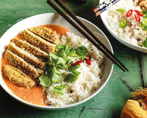 Marmiton 91 Katsu de poulet, sauce curry