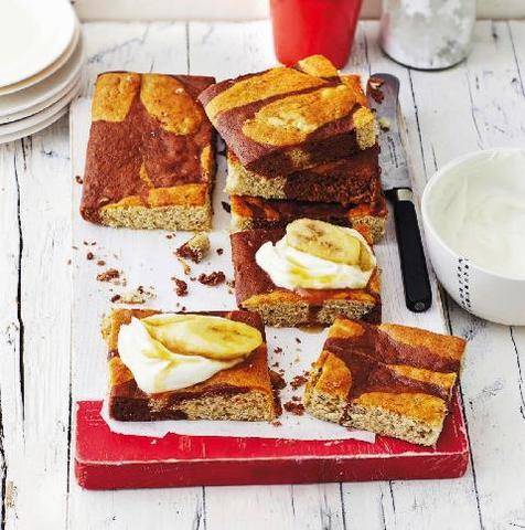 Marmiton 91 Banana bread marbré chocolat et sirop d’érable