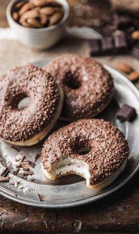 Marmiton 91 Donuts au chocolat au lait