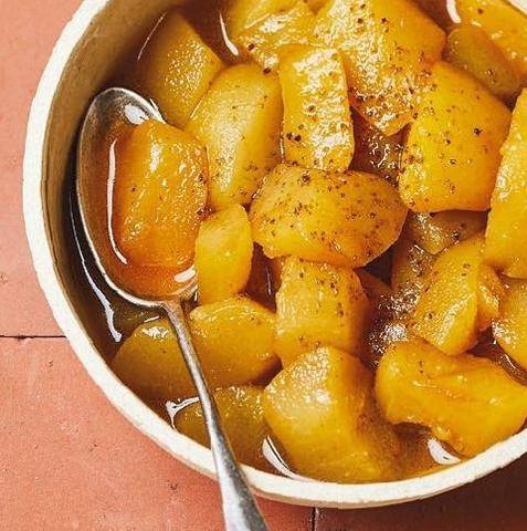 Marmiton 91 Poires à la cannelle