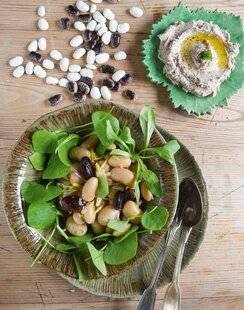 Marie France 342 Salade citronnée de haricots de Lima et houmous de haricots