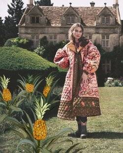 Marie France 343 FARM RIO X BARBOUR, UN ROMANTISME TROPICAL