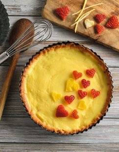 L'Ami des Jardins 1102 Tarte Fête des mères, au citron et aux fraises