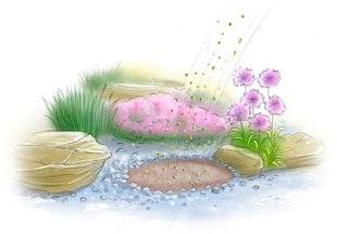 L'Ami des Jardins 1103 Boucher les trous dans la rocaille