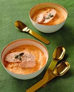 L'Ami des Jardins 1109 Crème de courge musquée au foie gras
