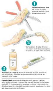L'Ami des Jardins 1170 ENTRETENIR LES OUTILS DE TAILLE ET DE COUPE