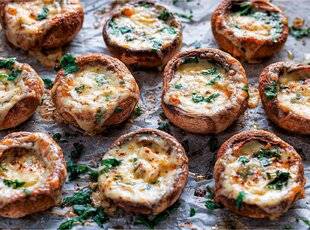 L'Ami des Jardins 1178 Champignons farcis gratinés