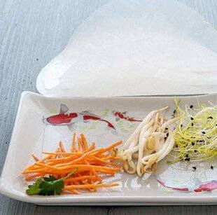 L'Ami des Jardins 1184 Rouleaux de printemps crabe, soja, poireau germé