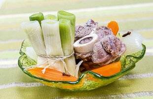 L'Ami des Jardins 1184 Osso bucco aux poireaux et légumes fondants