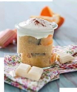 L'Ami des Jardins 1185 Compote de rhubarbe à l'orange et au chocolat blanc