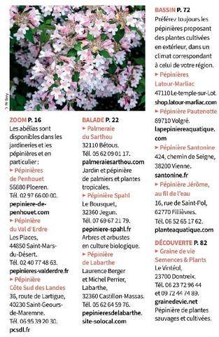 L'Ami des Jardins 1190 CARNET D’ADRESSES