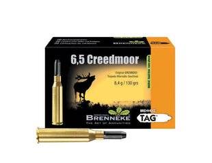 Grand Gibier 110 Munitions TAG et TOG 6,5 Creedmoor BRENNEKE