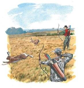 Le Chasseur Français 1545 La chasse à l'arc au chaudron